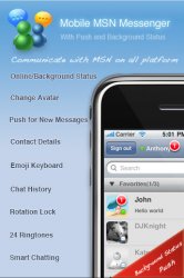 MSN Messenger with Push v1.3.1 .ipa