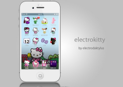 Electrokitty HD - тема для iPhone