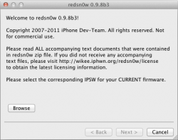 redsn0w 0.9.8b3 — jailbreak iOS 4.3.4